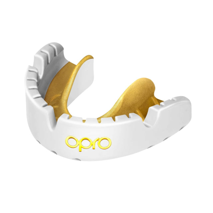 Протектор за уста за брекети  - Gold Level White Mouthguard for Braces